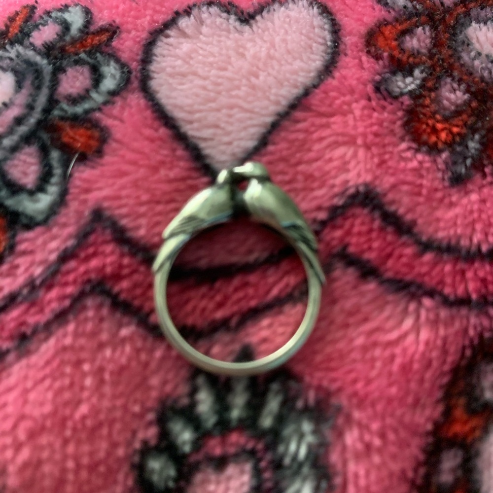James Avery SS “Lovebirds” Ring! Sz 4.5